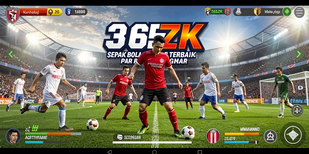 Tampilan gameplay yang dinamis dan menegangkan di 365ZK.