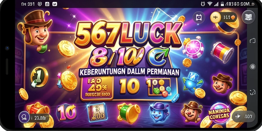 Screenshot 567LUCK menunjukkan grafik menarik dan fitur permainan slot yang seru.