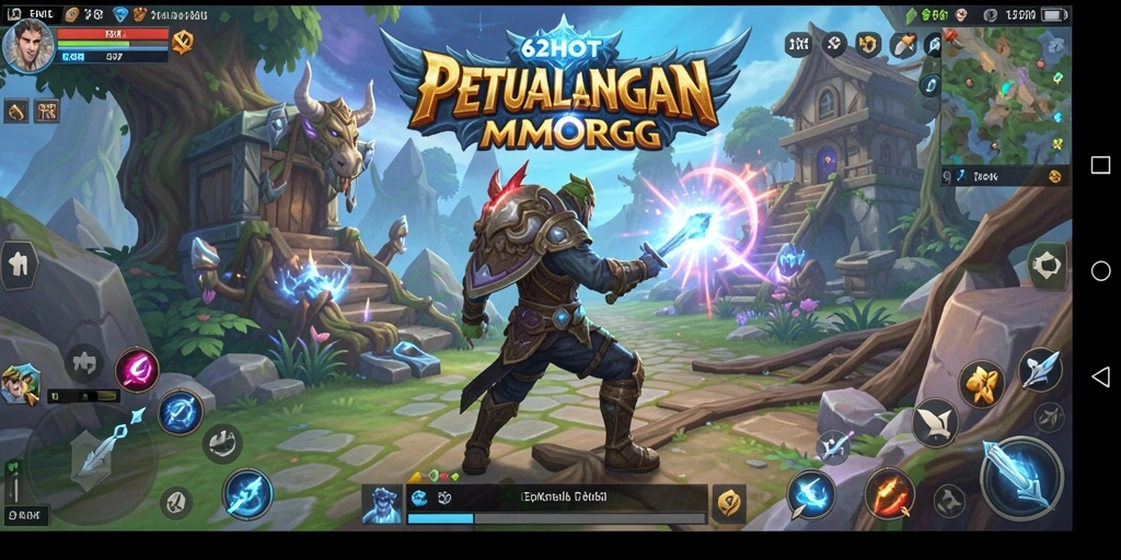 Tampilan gameplay epik dalam dunia fantasi 62HOT.