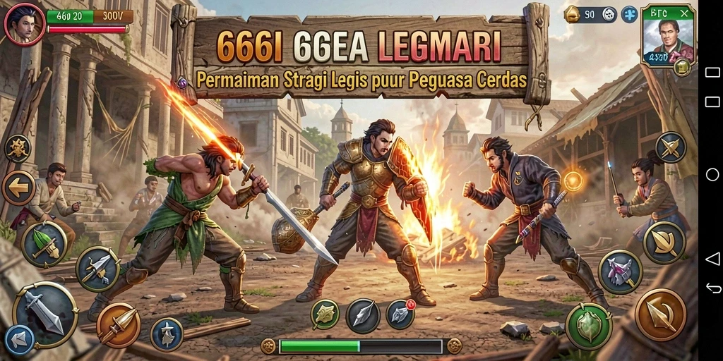 Tangkapan layar gameplay yang menampilkan pertempuran strategi di 666I.
