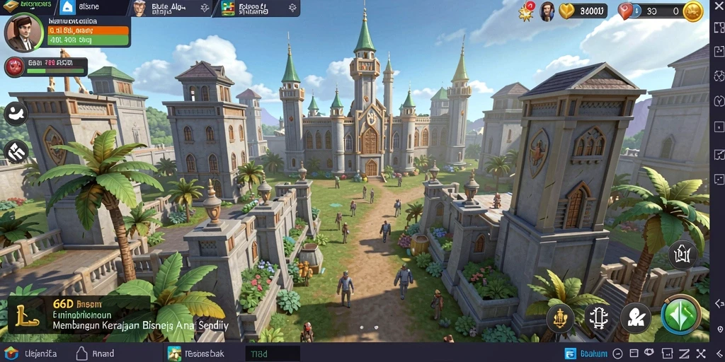 Tampilan gameplay menarik dari 66D di dunia Tycoon.