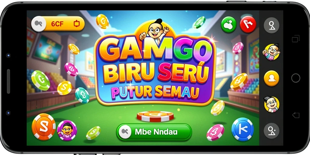 Tampilan gameplay seru dalam aplikasi Bingo 6CF.