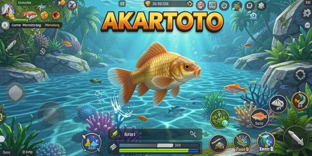 Tangkapan ikan yang seru dan visual menakjubkan dalam gameplay.