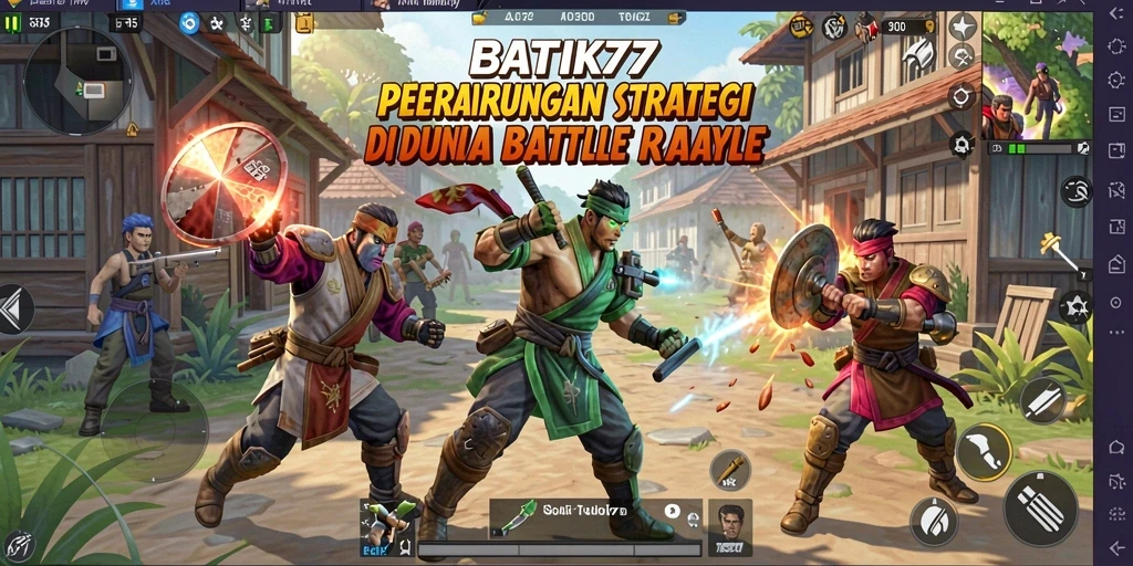 Screenshot gameplay <strong>BATIK77</strong> dengan aksi pertarungan yang seru.