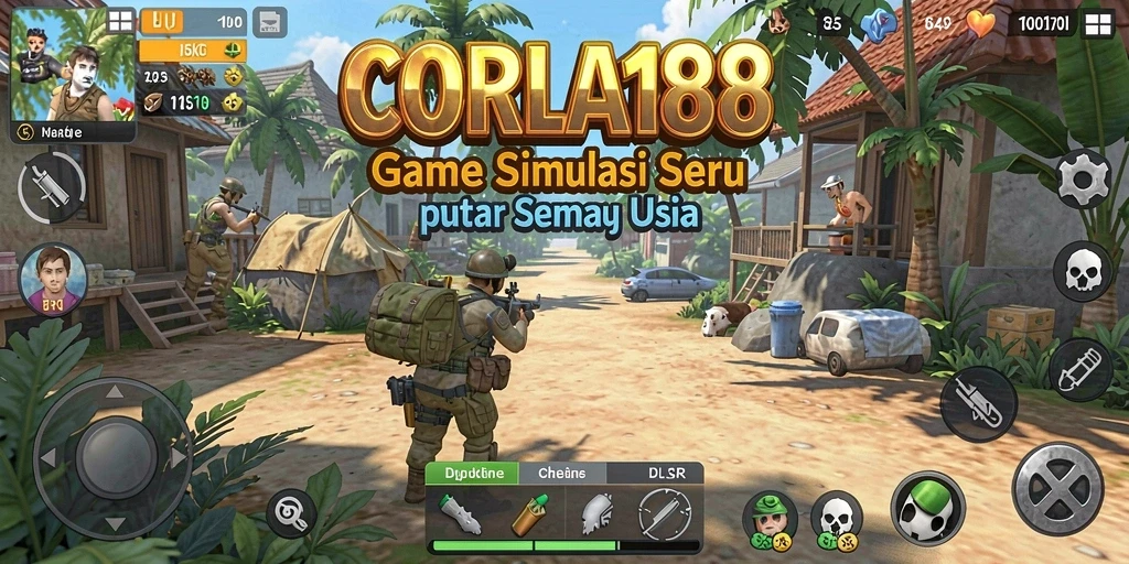 Tampilan gameplay menarik dari CORLA188 dengan grafis menawan.