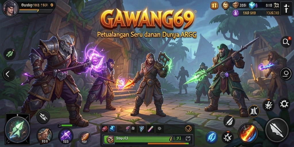 Tangkapan layar gameplay <strong>GAWANG69</strong> menunjukkan aksi mendebarkan di dunia ARPG.