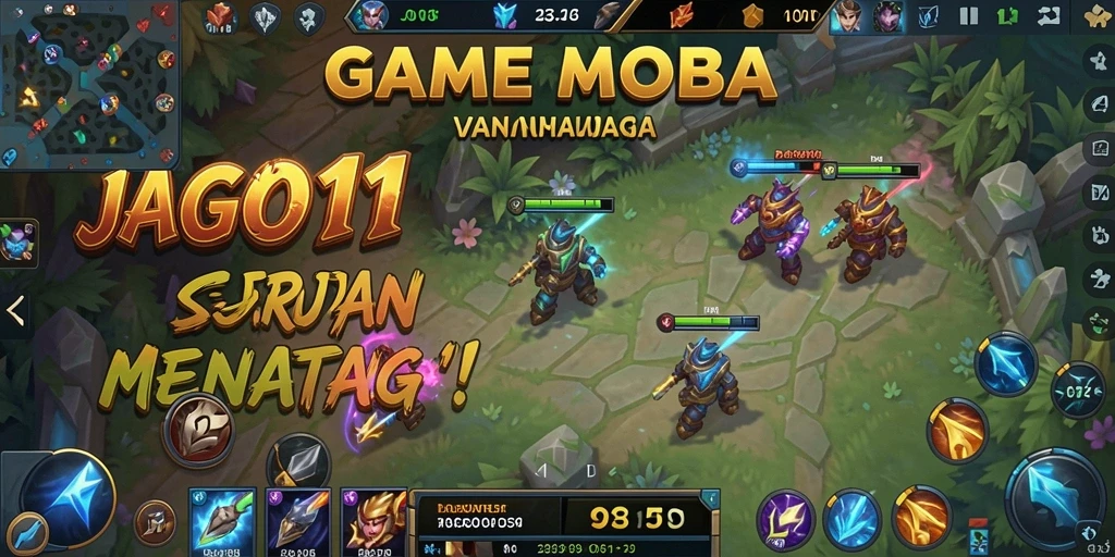 Tampilan gameplay seru di JAGO11 dengan aksi pertempuran yang mendebarkan.
