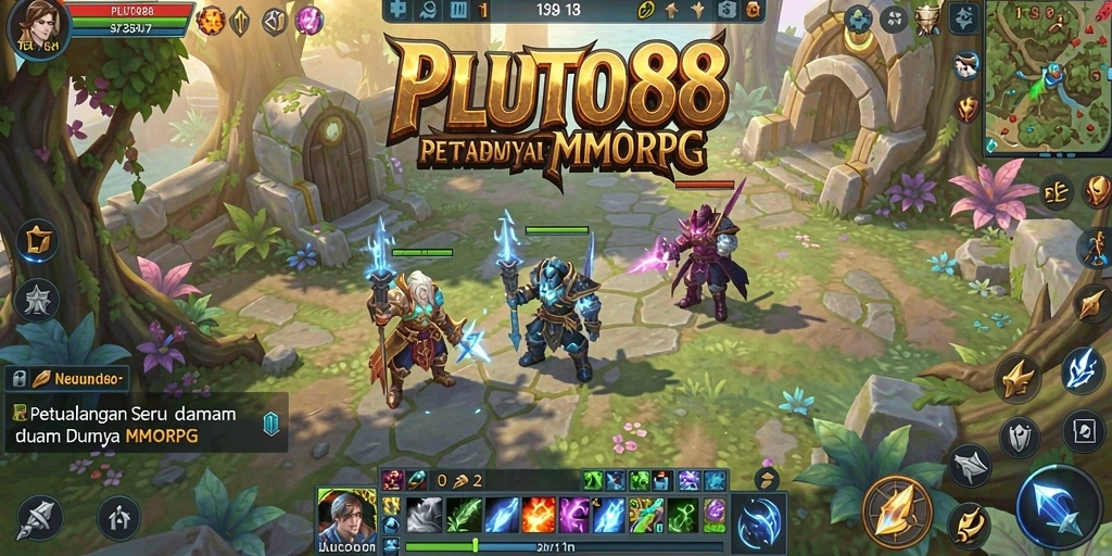 Tampilan menarik dari gameplay PLUTO88 yang penuh aksi.