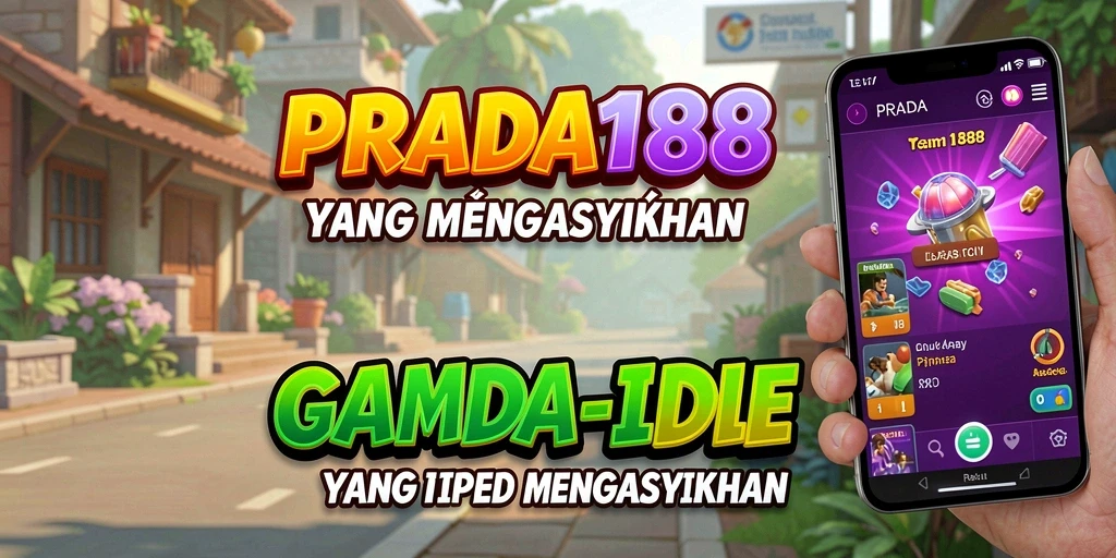 Tangkapan layar utama PRADA188 menampilkan gameplay Idle yang menarik.