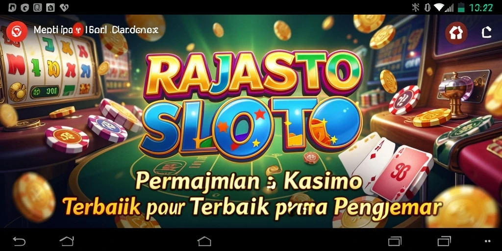 Screenshot gameplay RAJASLOTO yang menampilkan suasana Kasino yang menyenangkan.