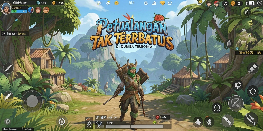 Screenshot gameplay SR996 menampilkan dunia terbuka yang menakjubkan dan dinamis.