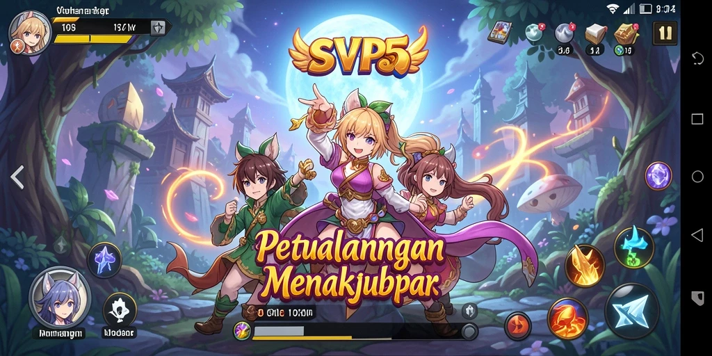 Tampilan menarik dari gameplay SVIP5 yang penuh aksi.