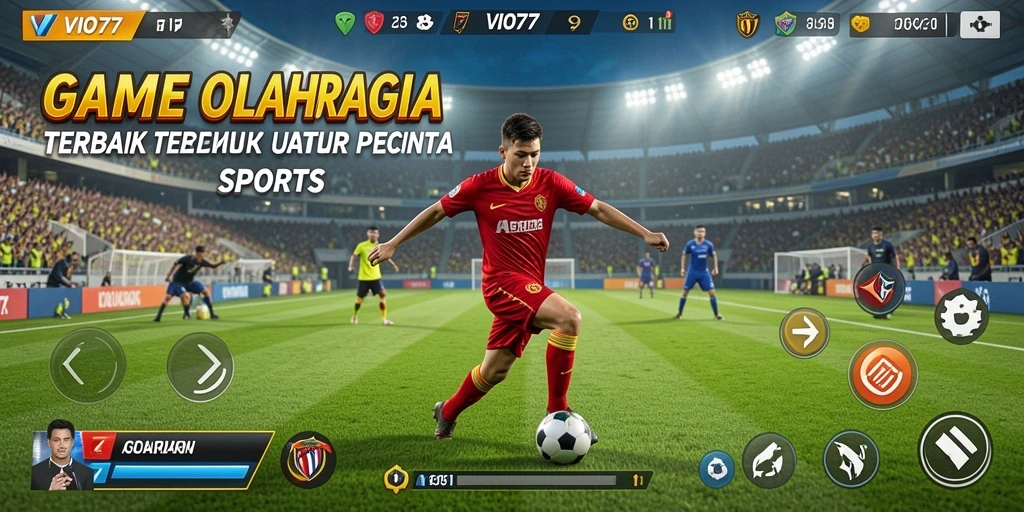 Tampilan utama gameplay seru di VIO77 yang menunjukan aksi olahraga.